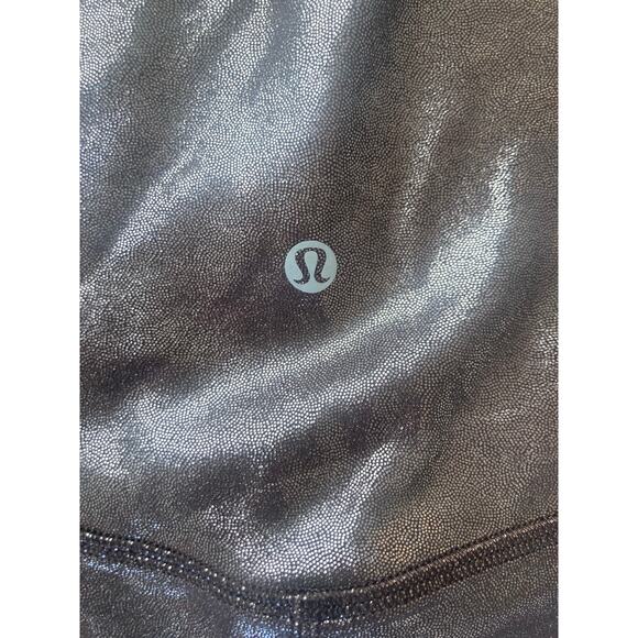Lululemon Align High-Rise 25" Shine Radiate Foil Print French Press Leggings 14 - Picture 5 of 10